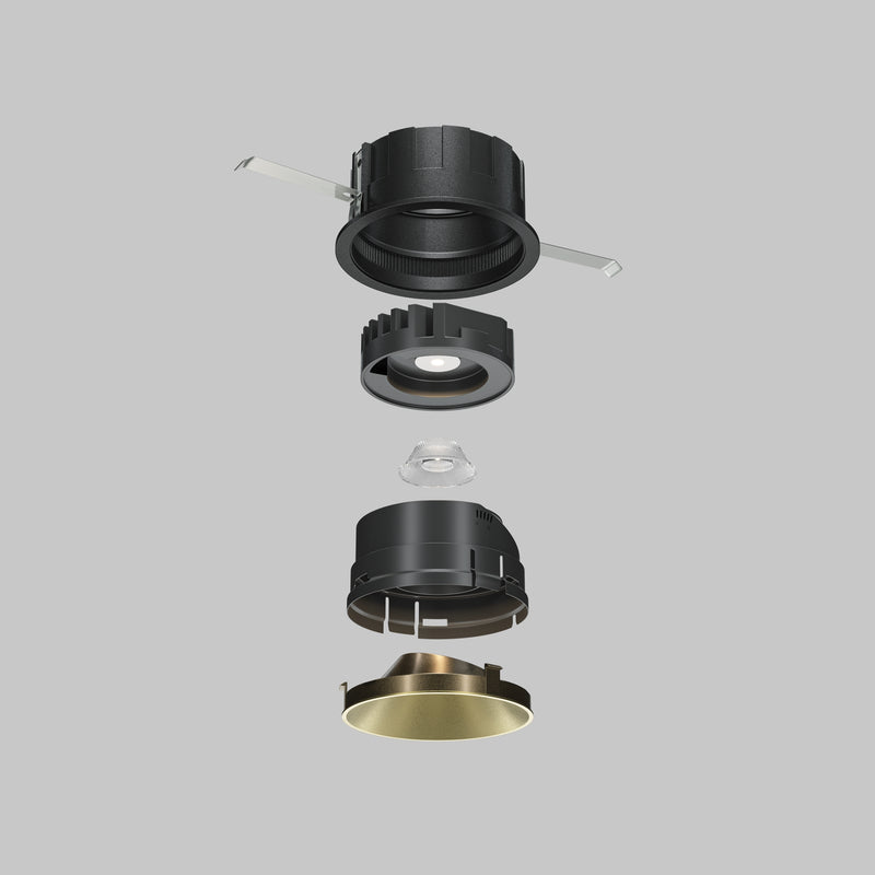 Cadru reflectorizant decorativ Ring057-10-MG Maytoni Technical Wise, Auriu mat