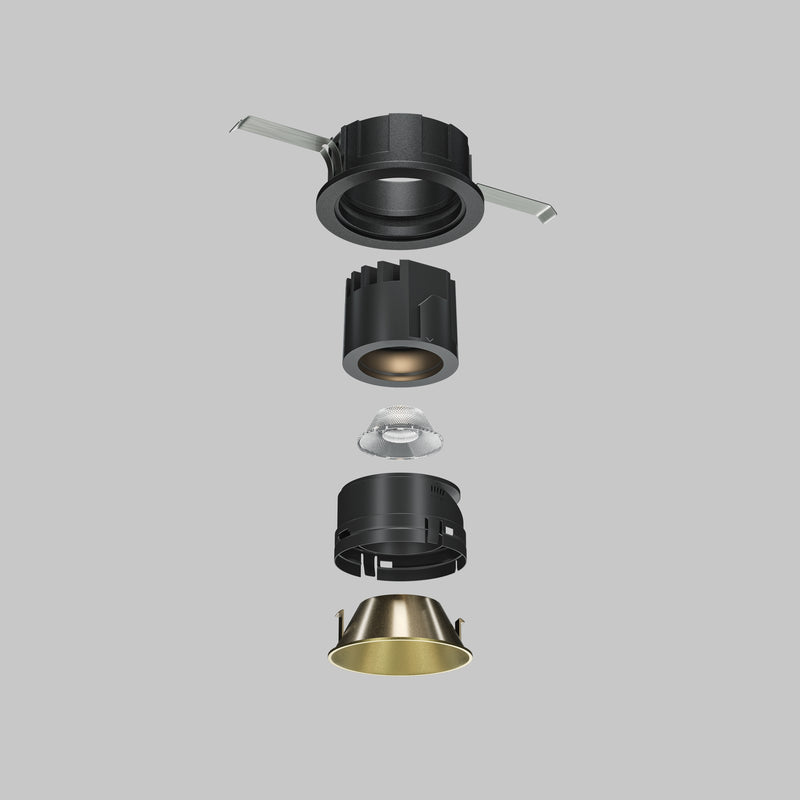Cadru reflectorizant decorativ Ring057-7-MG Maytoni Technical Wise, Auriu mat