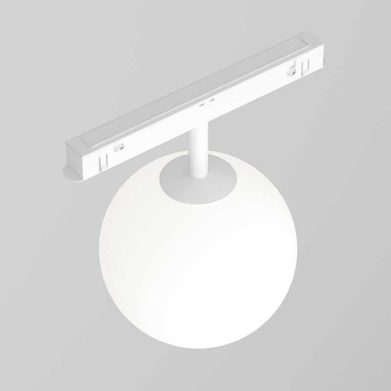 Proiector LED pentru sina magnetica Exility Maytoni Technical Luna, Alb, LED 5W, 340lm Dimabil