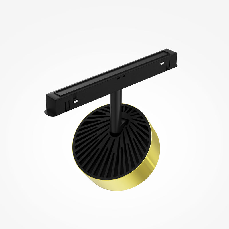 Corp iluminat pe sina Sistem Magnetic 23mm EXILITY Negru