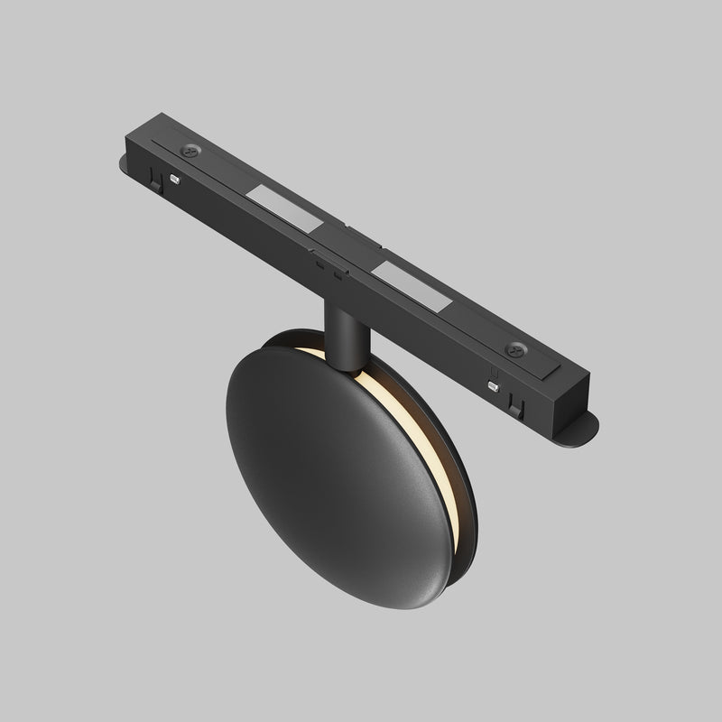 Corp iluminat pe sina Sistem Magnetic 23mm EXILITY Negru