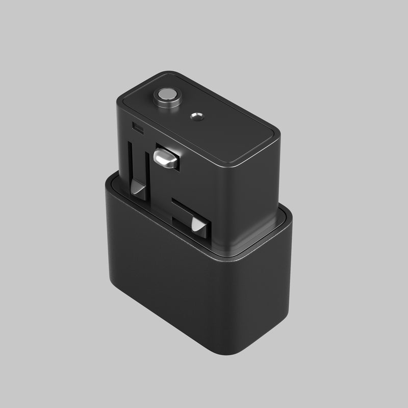 Corp iluminat pe sina Sistem Magnetic 23mm EXILITY Negru