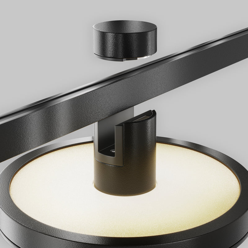 Corp iluminat pe sina Sistem Magnetic Modular FLARITY Negru