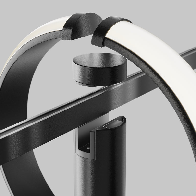 Corp iluminat pe sina Sistem Magnetic Modular FLARITY Negru