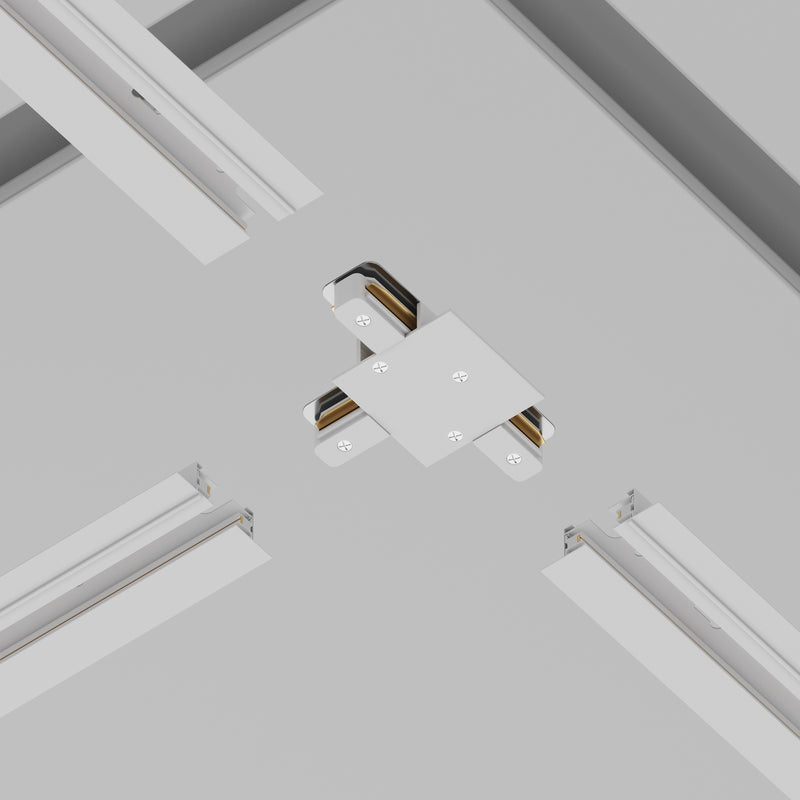 Accesorii pentru sina 1 circuit UNITY Maytoni Technical Accessories for tracks Unity Alb