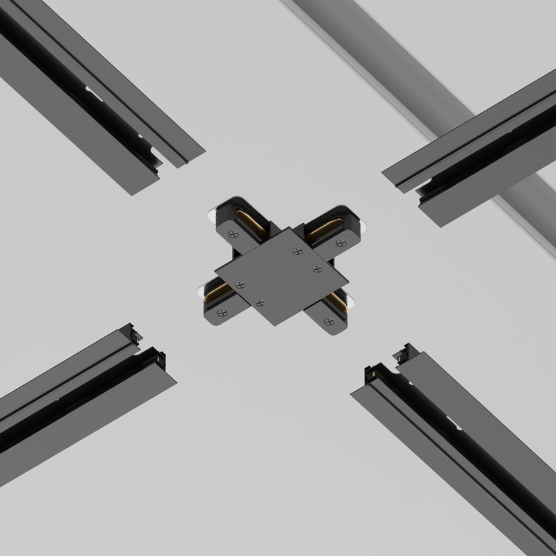 Accesorii pentru sina 1 circuit UNITY Maytoni Technical Accessories for tracks Unity Negru