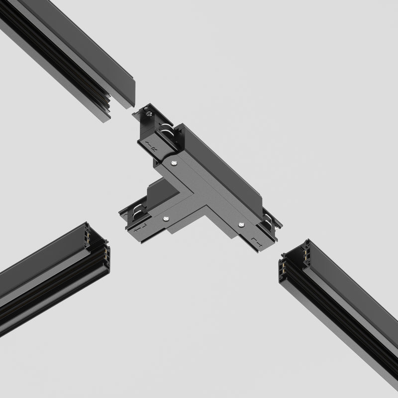 Accesorii pentru sina cu 3 faze Trinity Maytoni Technical Accessories for tracks Trinity Negru