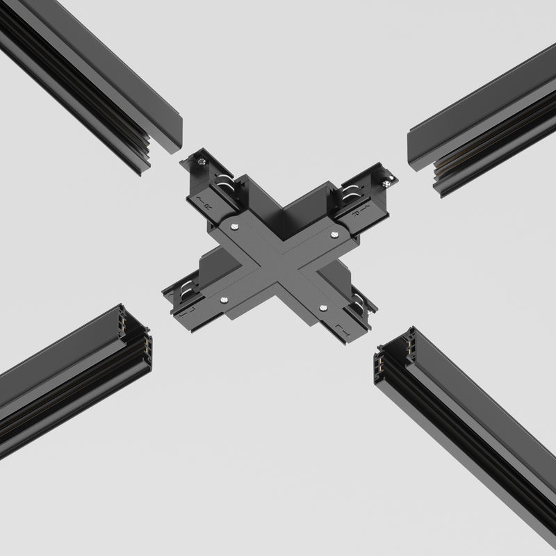 Accesorii pentru sina cu 3 faze Trinity Maytoni Technical Accessories for tracks Trinity Negru