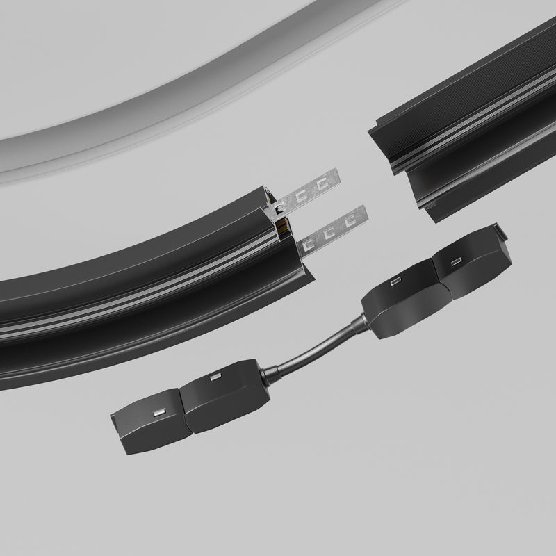 Componenta iluminat Sistem Magnetic 23mm EXILITY Negru