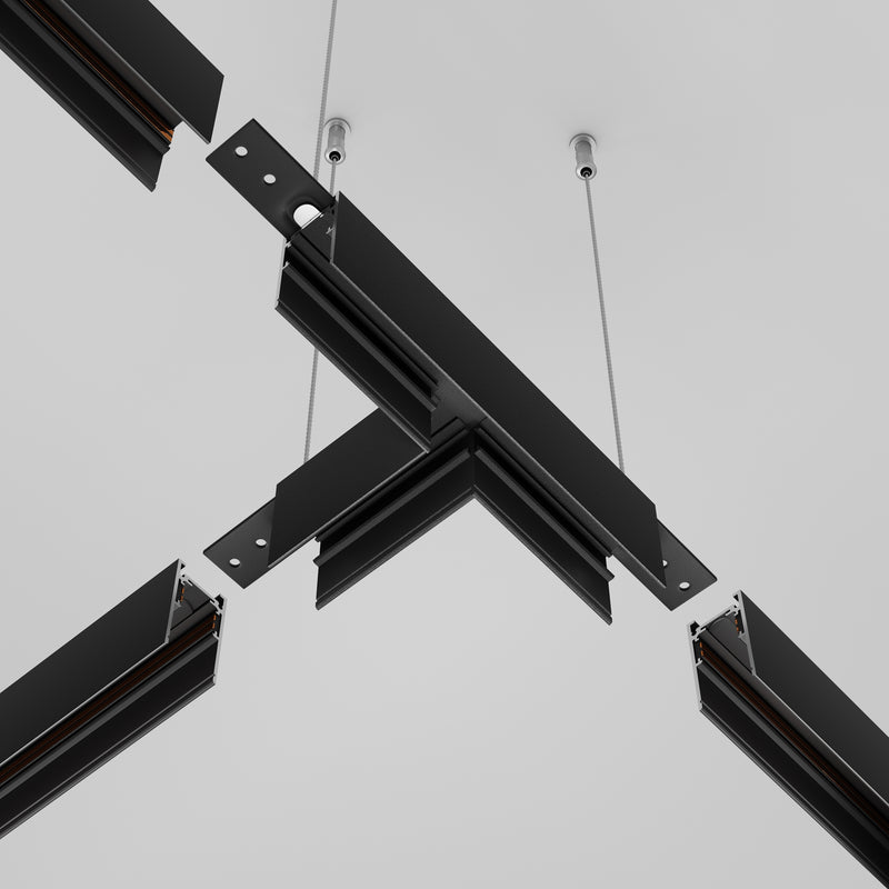 Componenta iluminat Sistem Magnetic 23mm EXILITY Negru