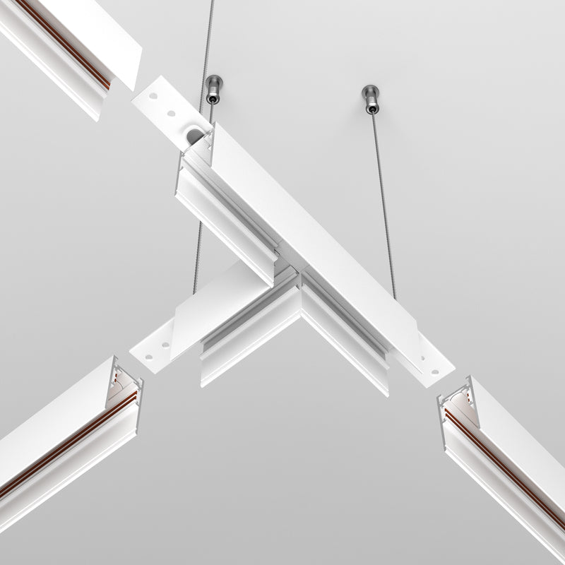 Componenta iluminat Sistem Magnetic 23mm EXILITY Alb