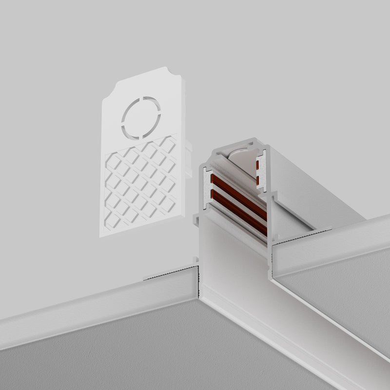 Accesorii pentru Sina Magnetica Incastrata Exility Maytoni Technical Accessories for tracks Exility, Alb