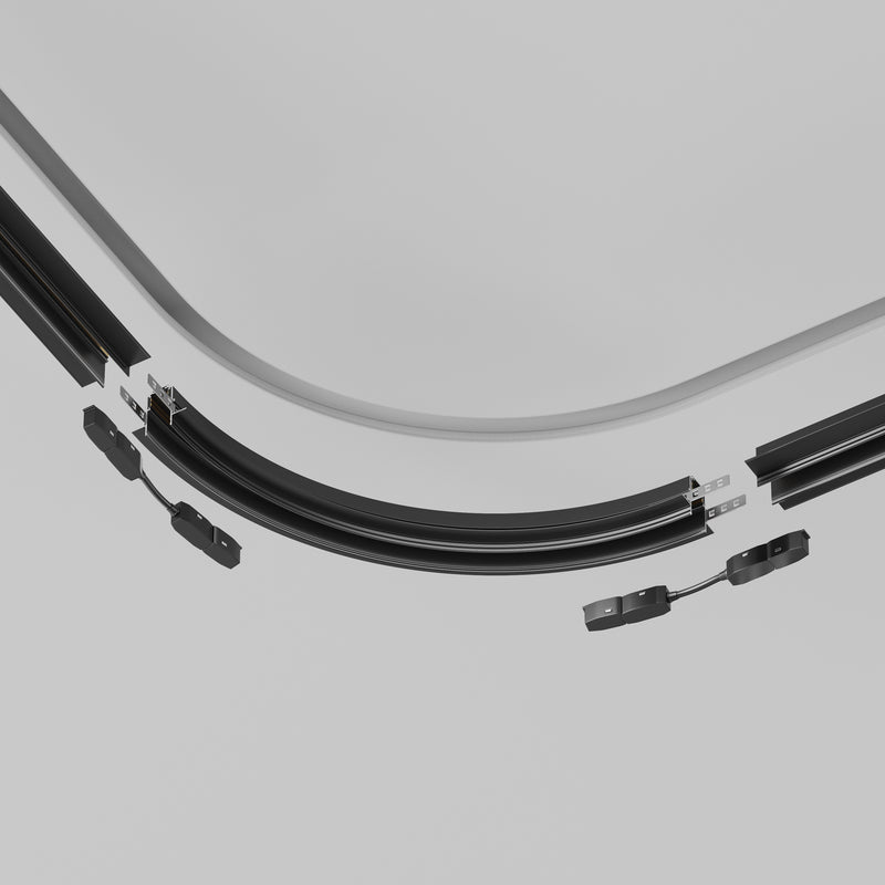 Accesorii pentru Sina Magnetica Incastrata Exility Maytoni Technical Accessories for tracks Exility, Negru