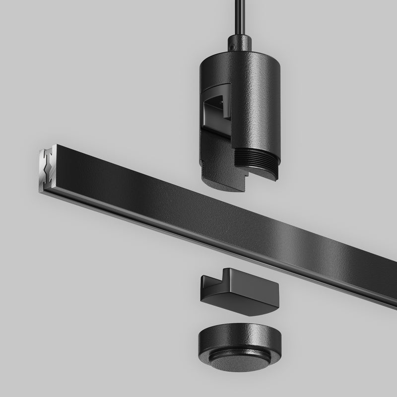 Componenta iluminat Sistem Magnetic Modular FLARITY Negru
