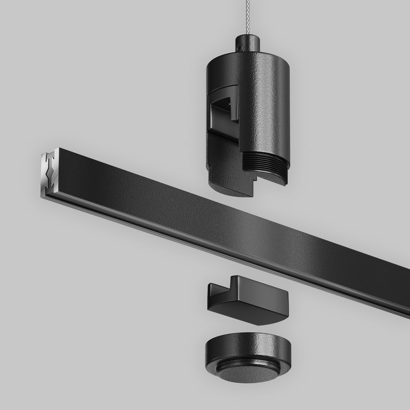 Componenta iluminat Sistem Magnetic Modular FLARITY Negru