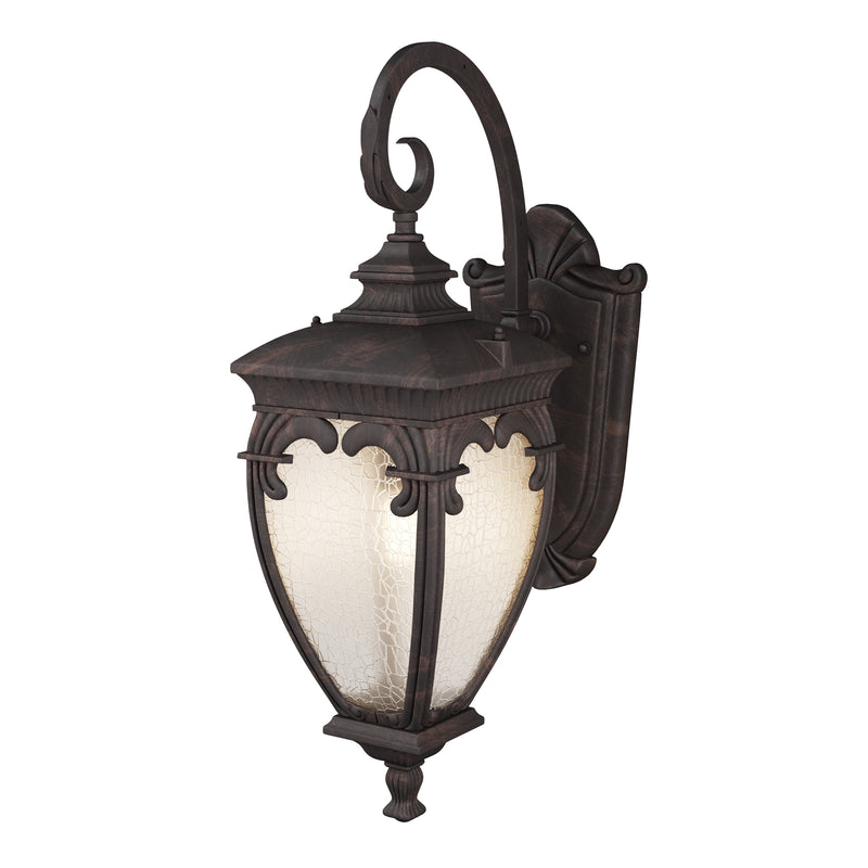 Aplica Exterior Maytoni Outdoor Fleur Bronz antic, 1XE27