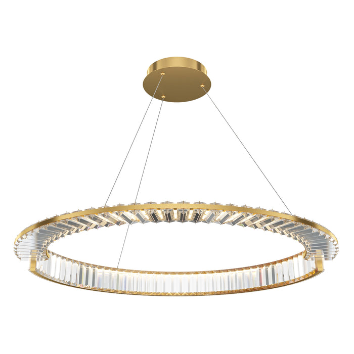 Lustra LED Maytoni KRONE P097PL-L45BS3K Brass & Cristal K9, 45W, 3000K