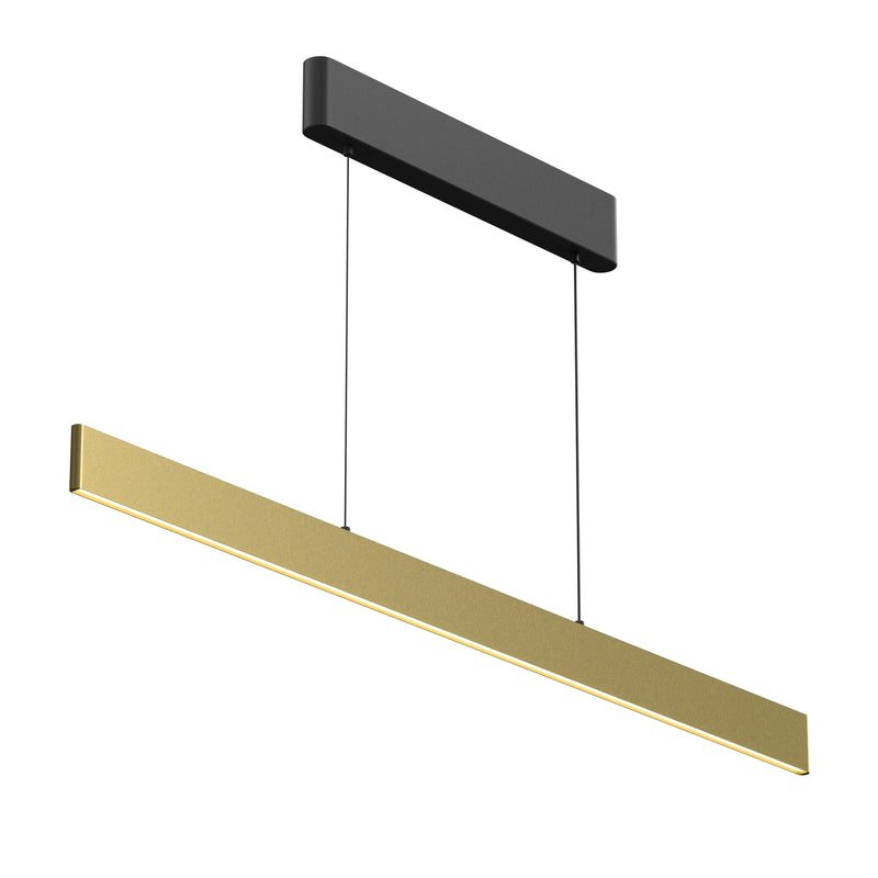 Pendul LED Euphoria, 36W, 2700–6000K, alamă, 1160 mm