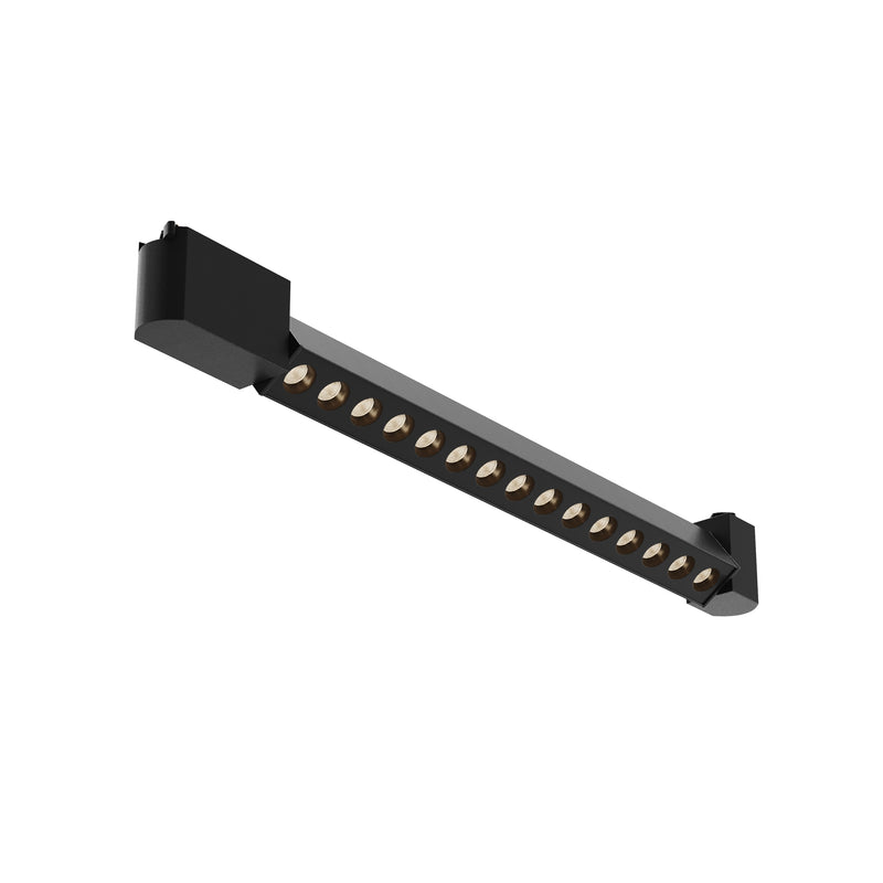 Proiector LED pentru sina monofazata Unity Maytoni Technical Points Rot, Negru, LED 22W, 1130lm 3000K