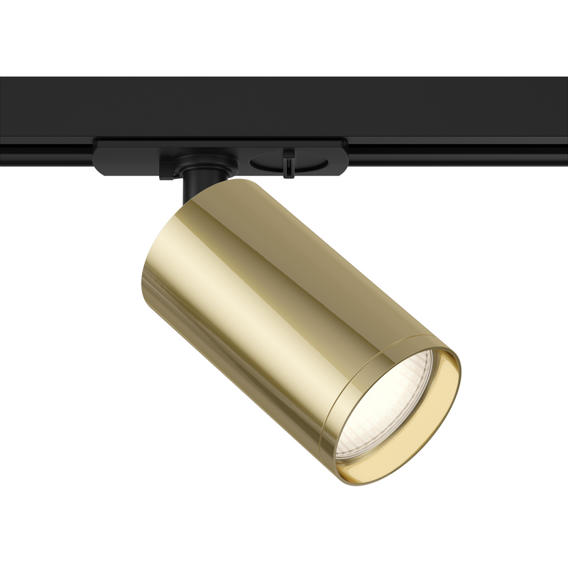 Proiector pentru sina 1 circuit, UNITY Maytoni Technical Focus S Negru/Auriu, 1XGU10