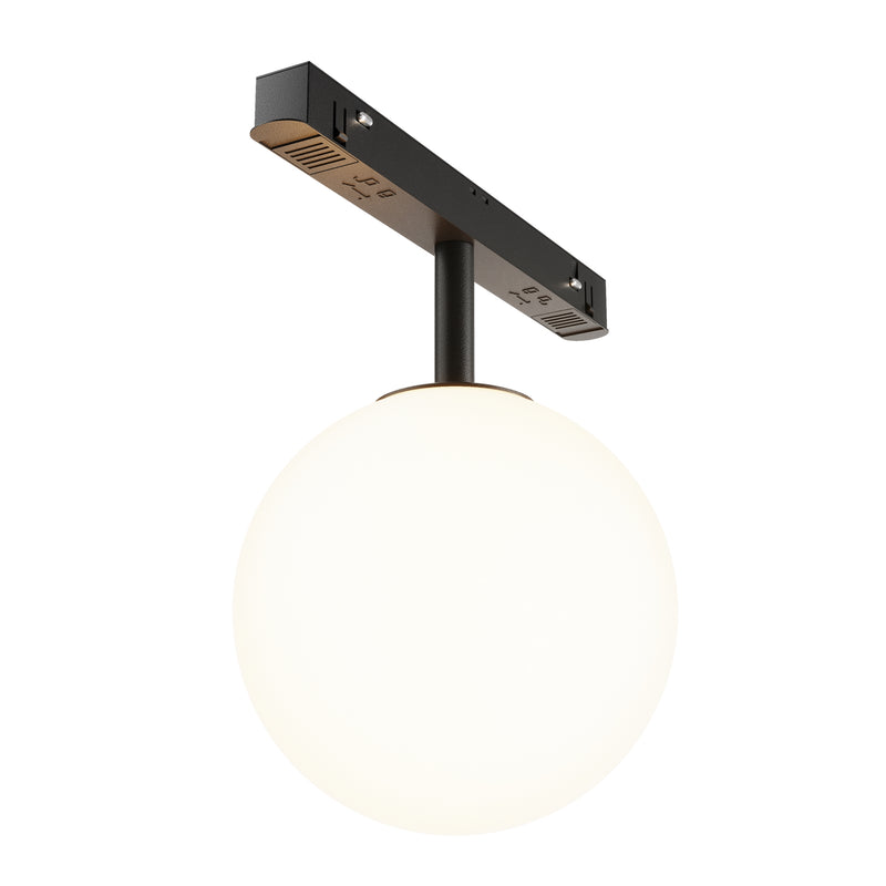 Proiector LED pentru sina magnetica Exility Maytoni Technical Luna, Negru, LED 5W, 320lm 3000K