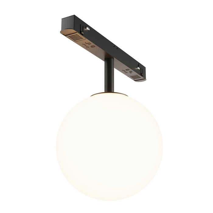 Proiector LED pentru sina magnetica Exility Maytoni Technical Luna, Negru, LED 5W, 320lm 3000K  TR038-2-5W3K-1