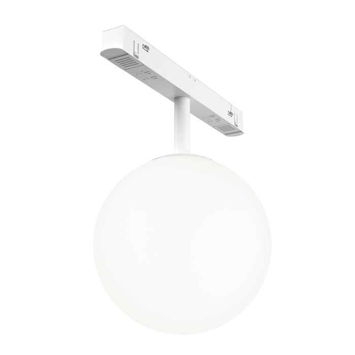 Proiector LED pentru sina magnetica Exility Maytoni Technical Luna, Alb, LED 5W, 340lm  Dimabil TR038-4-5W3K-WW-DS-W-1