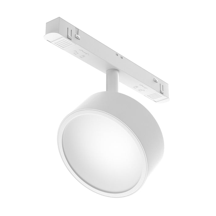 Proiector LED pentru sina magnetica Exility Maytoni Technical Rado, Alb, LED 18W, 1120lm 3000K  TR040-2-18W3K-W