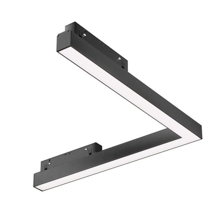 Proiector LED pentru sina magnetica Exility Maytoni Technical Basis, Negru, LED 24W, 1230lm 3000K  TR042-2-24W3K-1