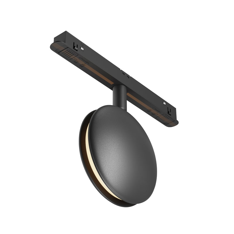 Corp iluminat pe sina Sistem Magnetic 23mm EXILITY Negru