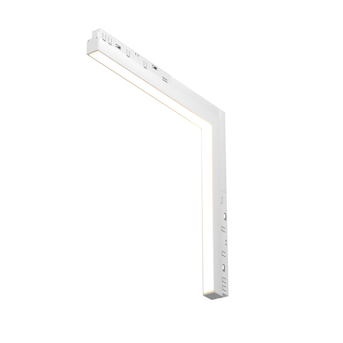 Proiector LED pentru sina magnetica Exility Maytoni Technical Basis, Alb, LED 24W, 1680lm 3000K  TR102-24W3K-W