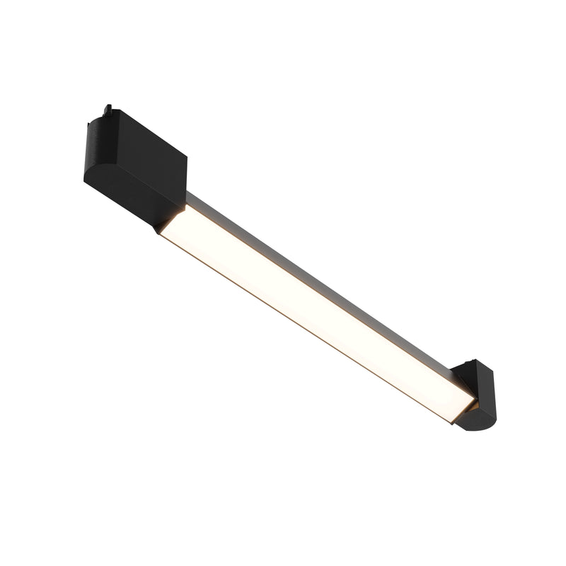 Proiector LED pentru sina monofazata Unity Maytoni Technical Basis Rot, Negru, LED 24W, 1540lm 3000K