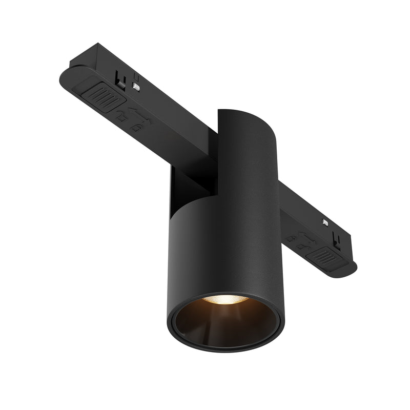 Corp iluminat pe sina Sistem Magnetic 23mm EXILITY Negru