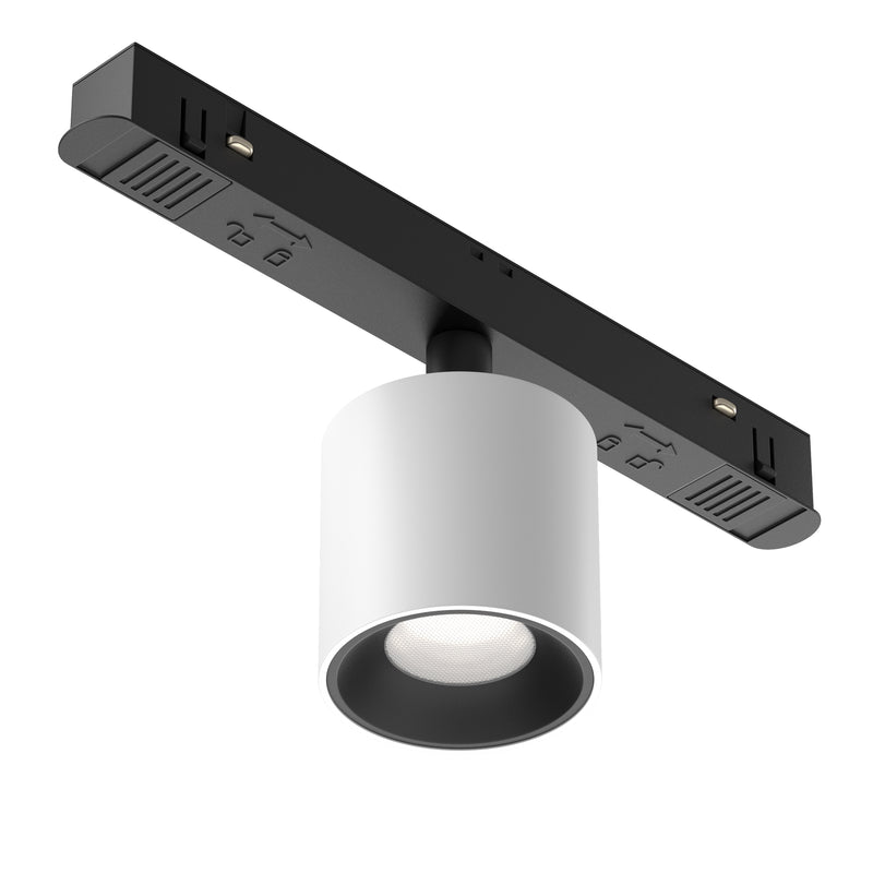 Corp iluminat pe sina Sistem Magnetic 23mm EXILITY Negru