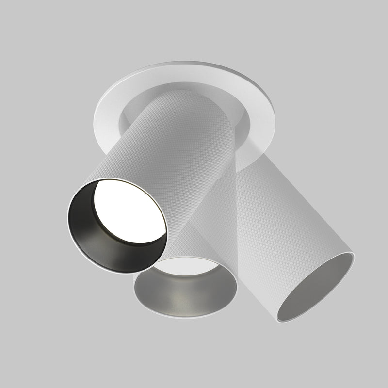 Lampa de Tavan Incastrata, Reglabila Maytoni Technical Artisan, Alb, GU10 10W
