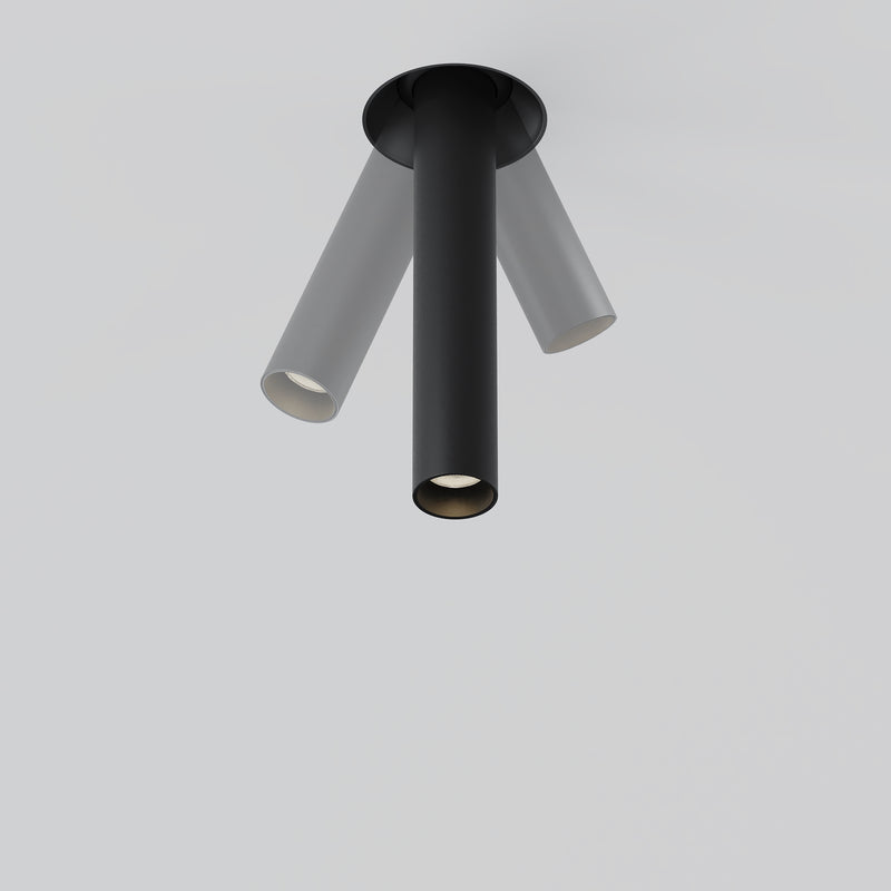 Lampa de Tavan Incastrata, Reglabila Maytoni Technical Focus T, Negru, LED 7W, 460lm 3000K