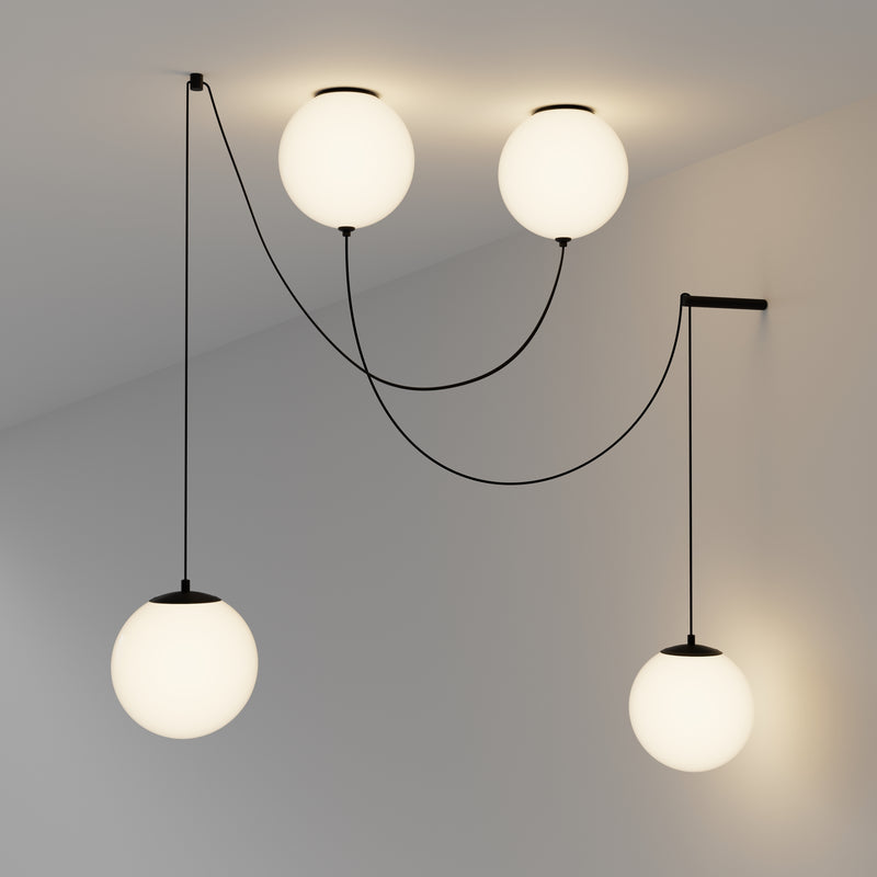 Lustra Modern Negru