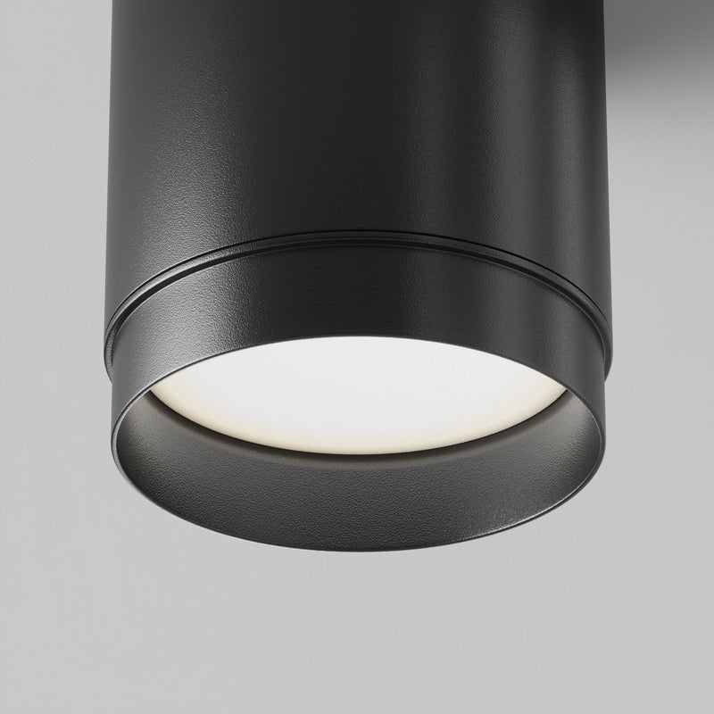Lampa de tavan Maytoni Technical Polar, Negru, GX53 15W