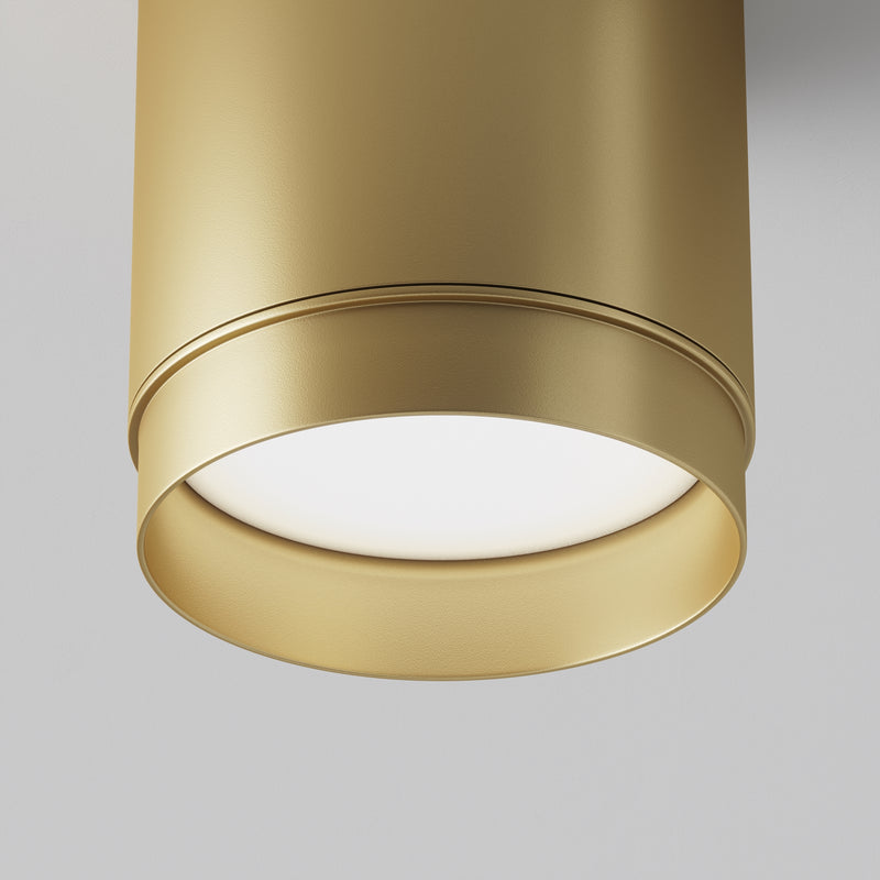 Lampa de tavan Maytoni Technical Polar, Auriu mat, GX53 15W