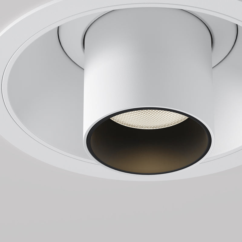 Lampa de Tavan Incastrata, Reglabila Maytoni Technical Focus T, Alb, LED 7W, 460lm 3000K