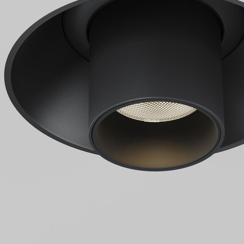 Lampa de Tavan Incastrata, Reglabila Maytoni Technical Focus T, Negru, LED 7W, 460lm 3000K