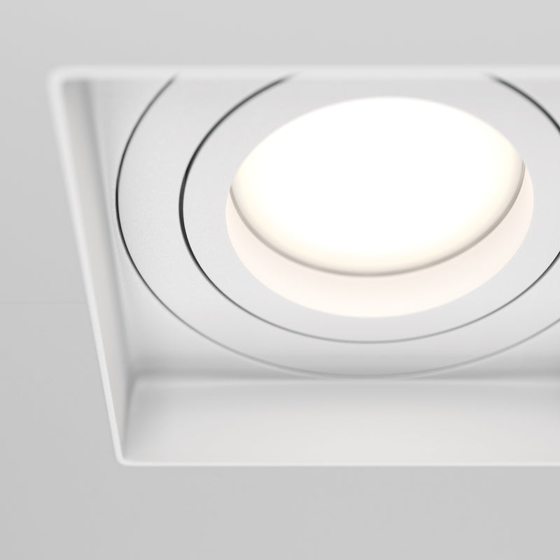 Spot incastrat Maytoni Technical Atom Alb, 1XGU10