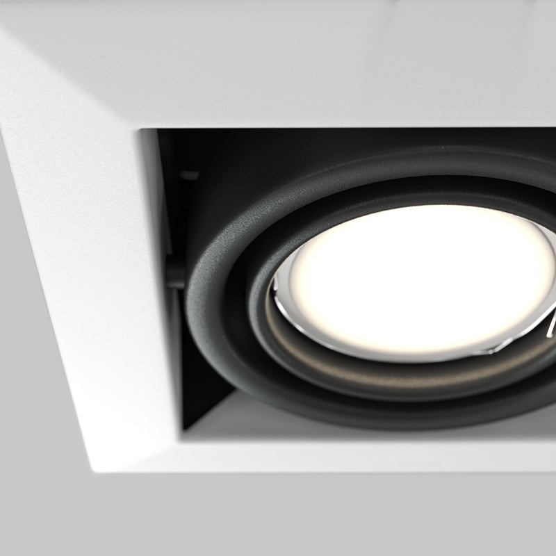 Spot incastrat Maytoni Technical Metal Modern Alb, 1XGU10