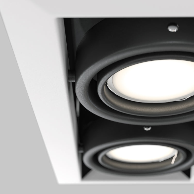Spot incastrat Maytoni Technical Metal Modern Alb, 2XGU10
