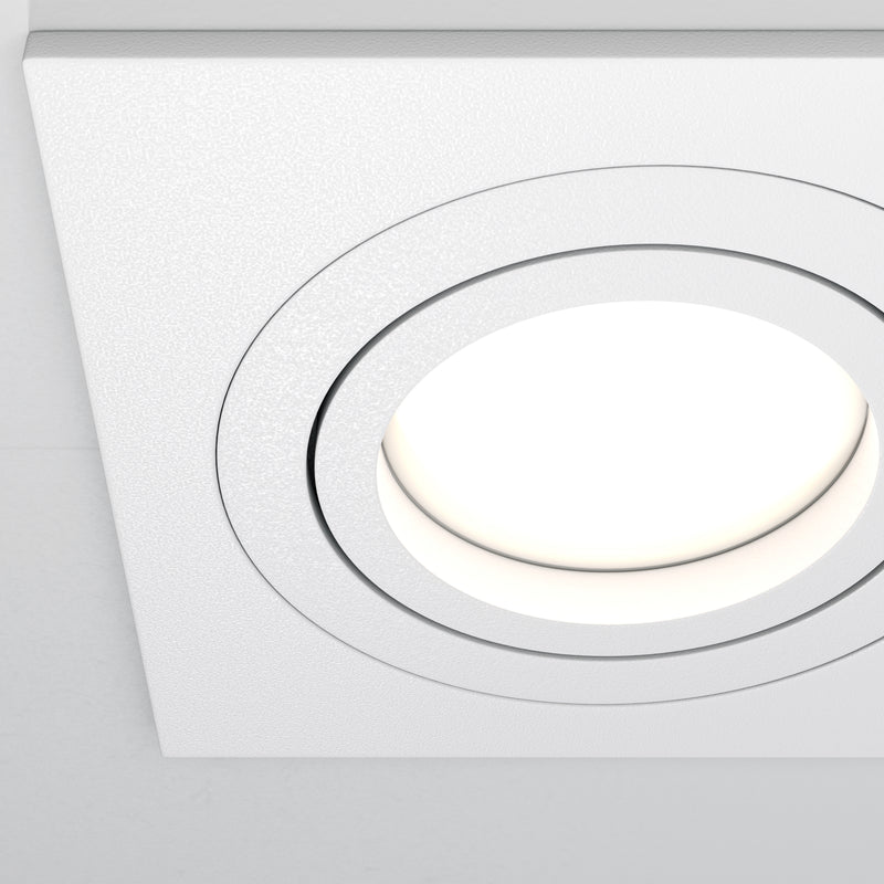 Spot incastrat Maytoni Technical Atom Alb, 1XGU10