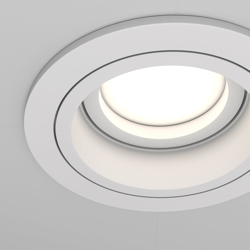 Spot incastrat Maytoni Technical Atom Alb, 1XGU10