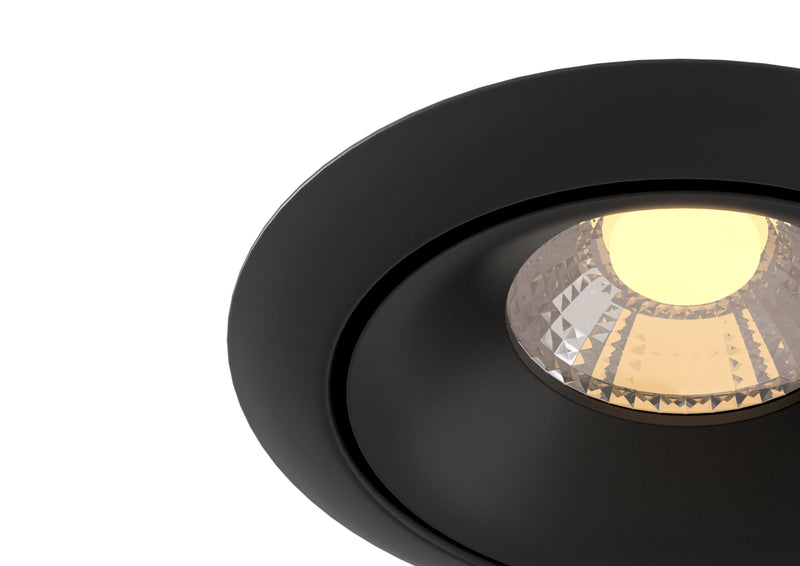 Spot LED incastrat Maytoni Technical Yin Negru