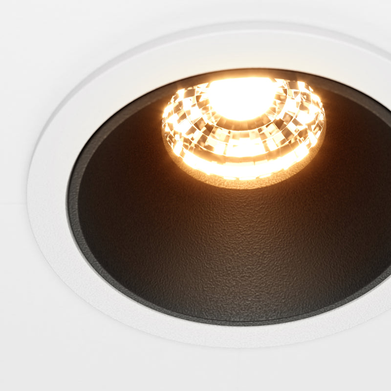 Spot incastrat Downlight White and black