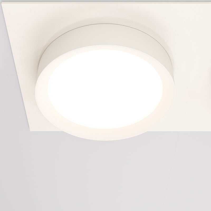 Spot Incastrat Maytoni Technical Hoop, Alb, GX53 15W