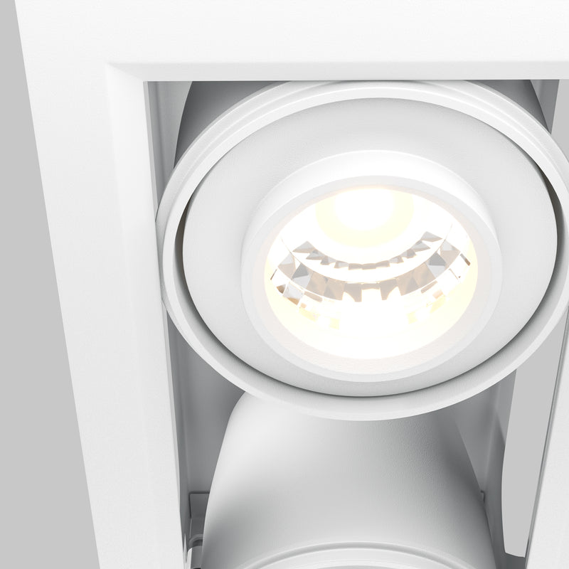 Spot LED Incastrat Maytoni Technical Metal Modern, Alb, LED 20W, 1450lm 3000K